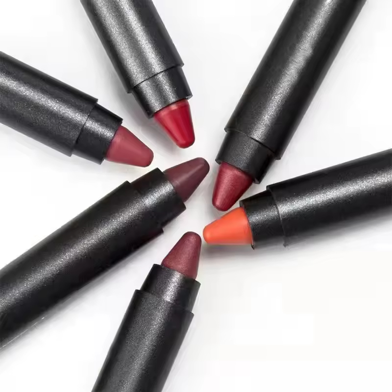 19 Color Lip Stick Kit Waterproof Matte Velvet Lip Liner Pencil Custom Private Label for Makeup Cosmetics No Logo