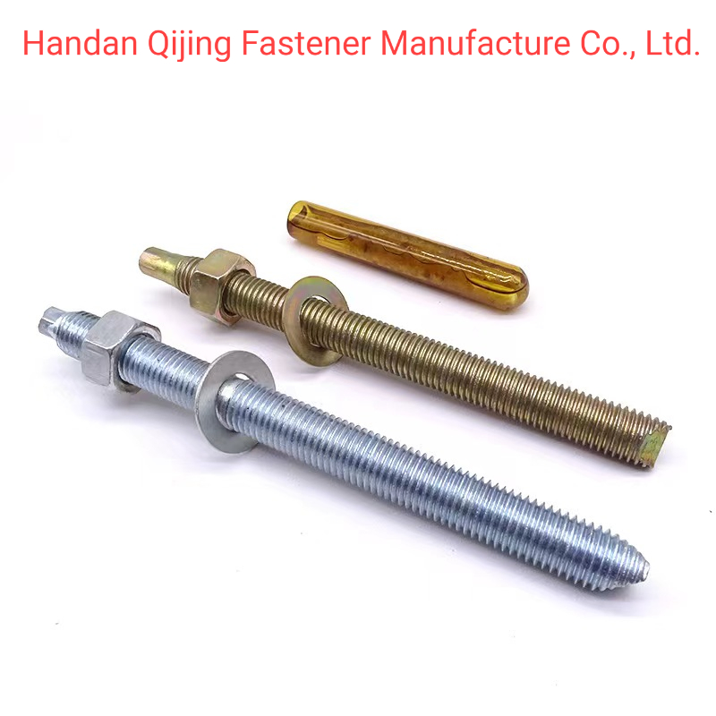 High-Strength Carbon Steel Zinc Plated Chemical Anchor Bolt