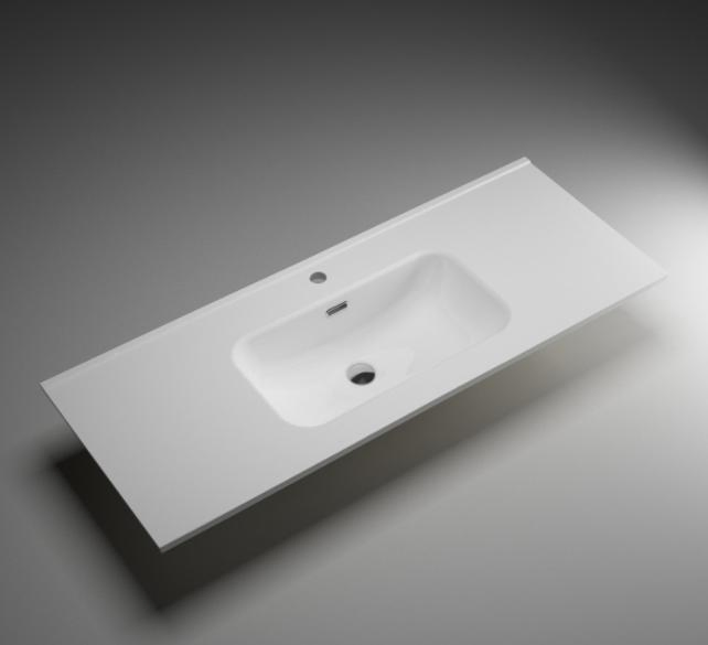 Hot Sale White Single Rectangular Ceramic Washbasin Bathroom Vanity Wash Basin Bathroom Sinks