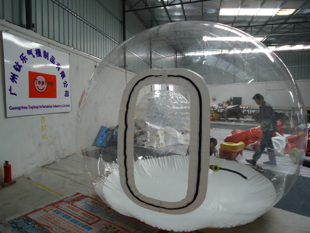 2023 New Camping Clear Transparent Inflatable Bubble Tent with Tunnel for Sale
