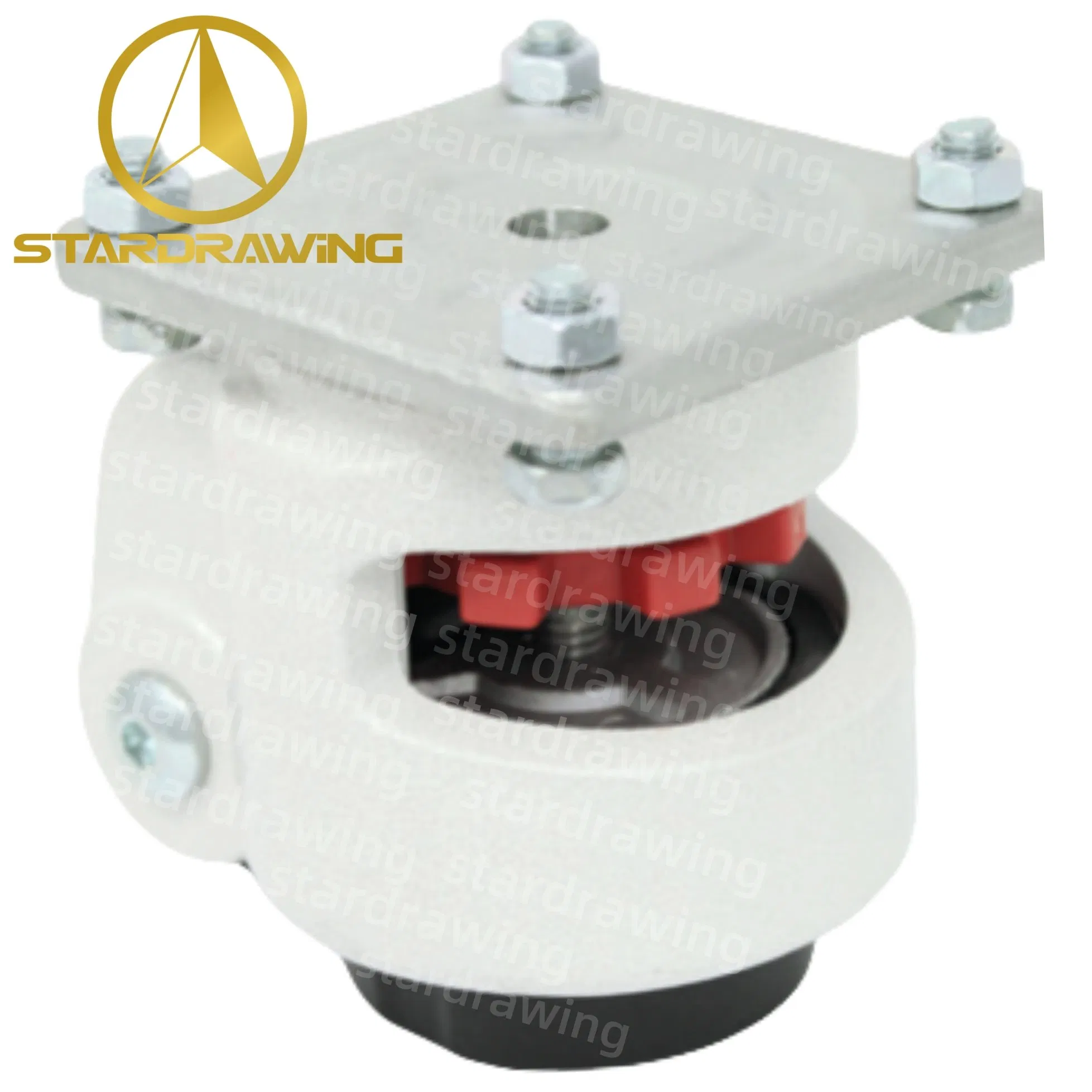 Stardrawing 110/600/1300/2200 Lbs Leveling Caster Wheel Adjustable Leveling Casters