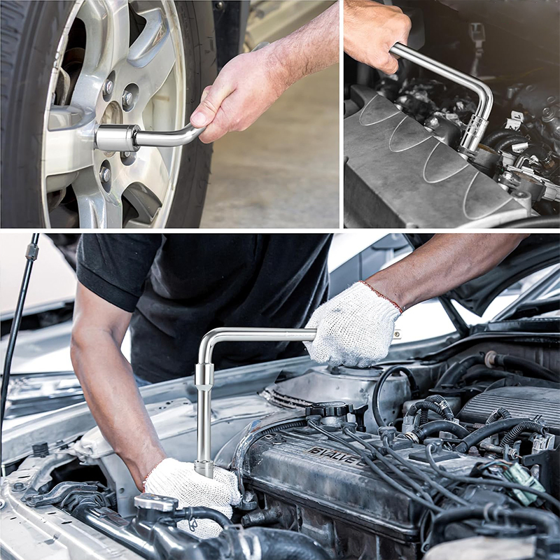 1/2 Inch Drive Hardware Tool Impact Socket Accessories L-Shape Handle