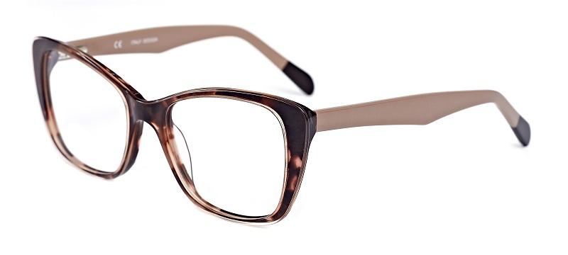 Newest Cat Eye Transparent Acetate Frame Glasses