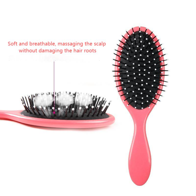 Detangling Hair Brush - Soft Bristles for Straight, Curly, All Hair Types Wet & Dry Travel Brush