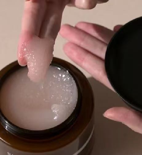 Plastic Cream Jar - Durable Cosmetic Storage Jar for Facial Cream, Moisturizer & Skincare Products