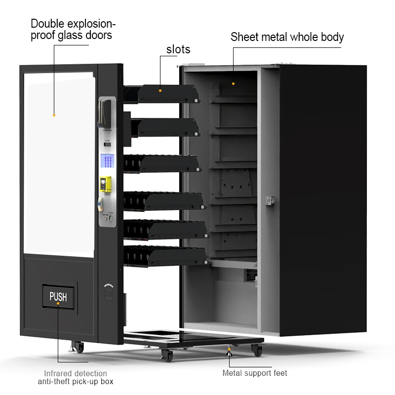 Zhongda Commercial-Grade Combo Vending Machine - Cooling/Heating, NFC/Member Card & Coin/Bill