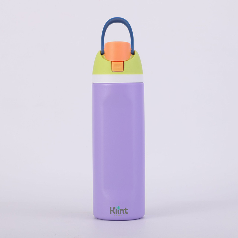 Термос 32 унции с ручкой и трубочкой, нержавеющая сталь