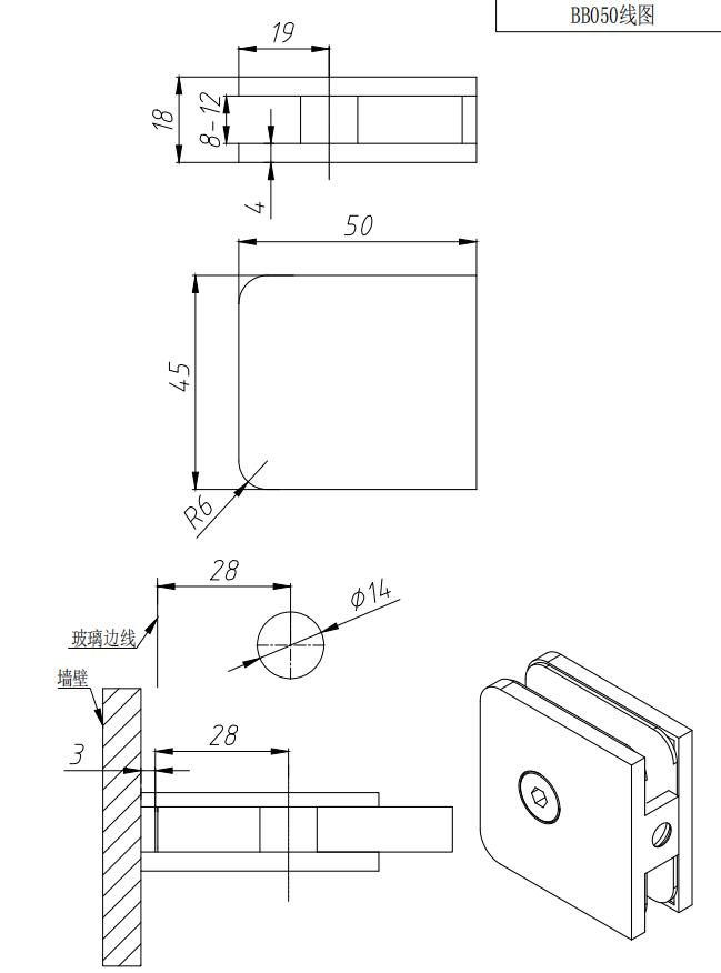 OEM Wholesale Hot Style 304-Stainless-Steel Sliding Door Set Heavy Duty Steel Pipe Rotated Fixed-Board Clamp for Shower Room