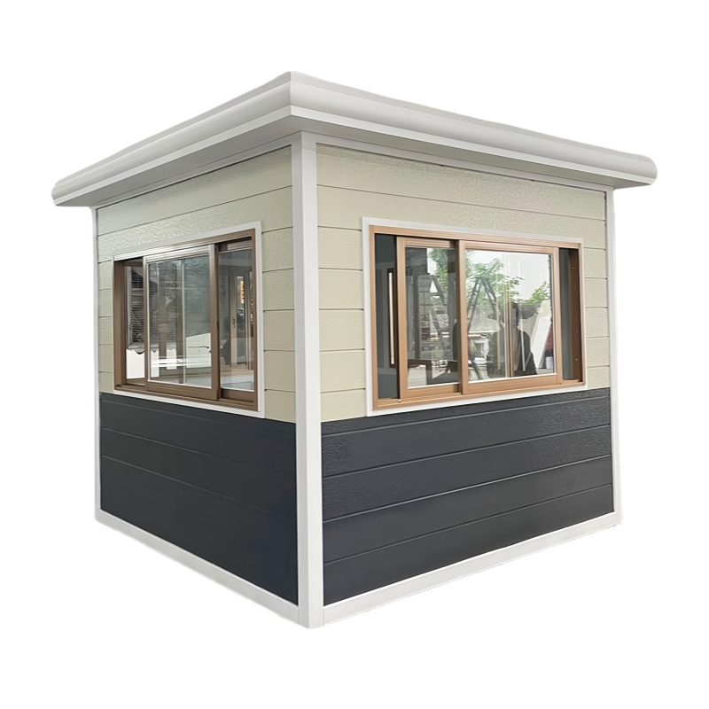 Custom Steel Structure Luxury Modular Mobile Modern Portable Prefab Security Guard Container Houses for Outdoor Prefabricated Booth