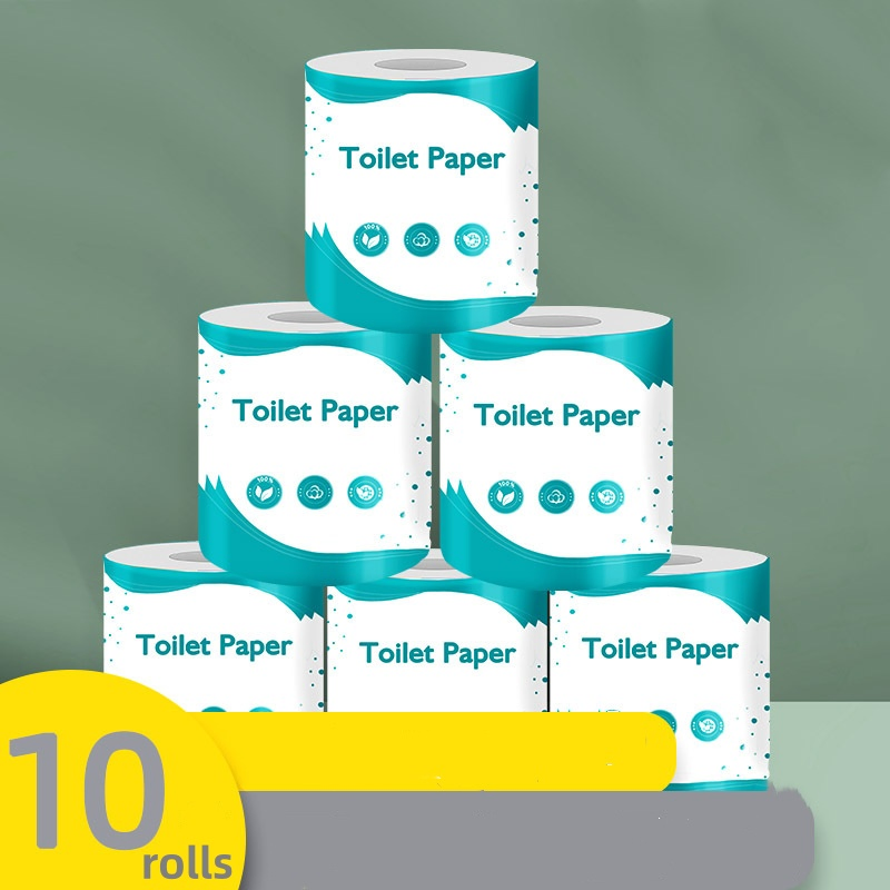 Custom Bulk 1 Ply Ultra Soft Biodegradable Bamboo Unscented Printed Jumbo Roll Toilet Bath Tissue Paper