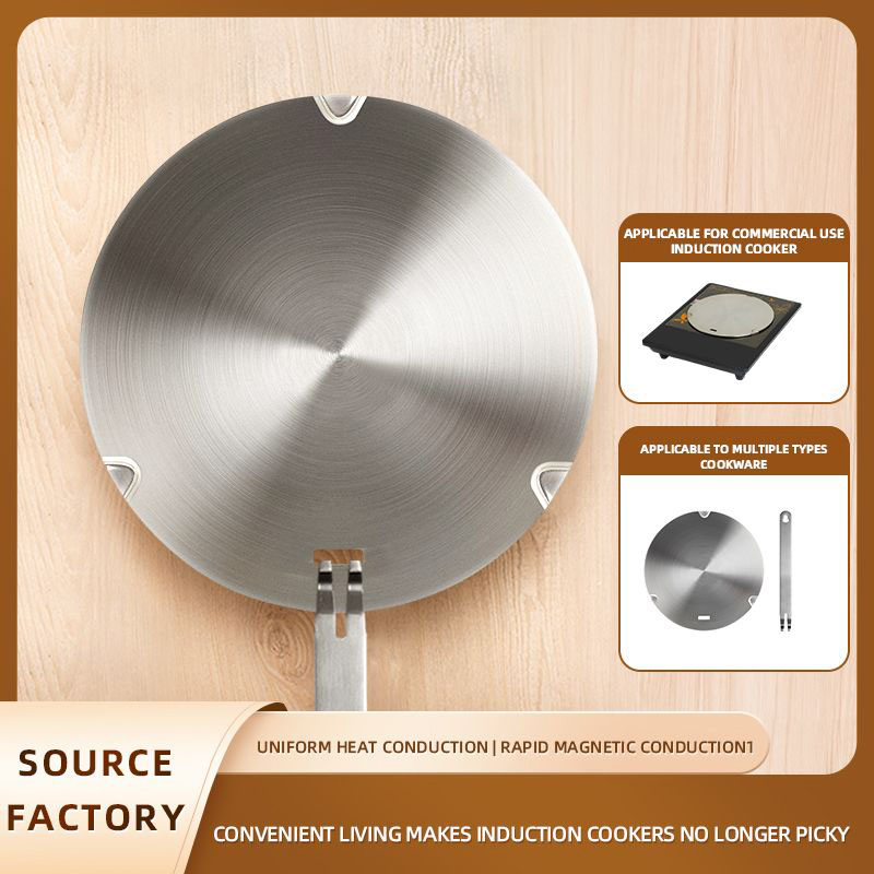 Stainless Steel Lennon Gift Box 225*225*15mm China Factory Kitchen Induction Adapter Plate