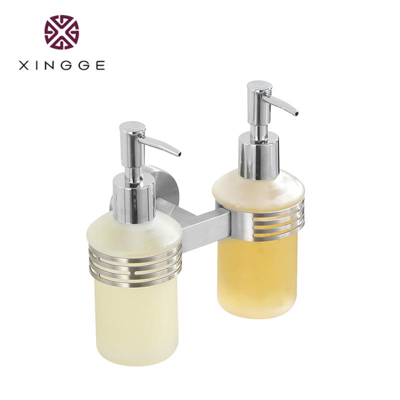 Luxury Brushed Gold Stainless Steel Bathroom Accessories Set