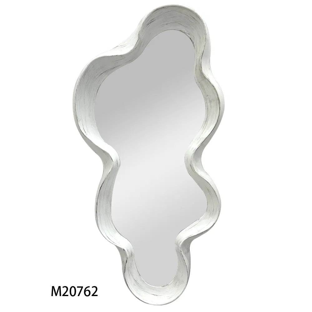 Plastic Irregular Cloud Shaped Hotel Desk Top Decoration Make up Dressing Mirror