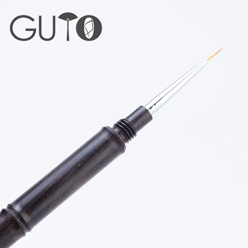 Guyo Black Plastic Handle Nylon Liner Brush Customizable Logo