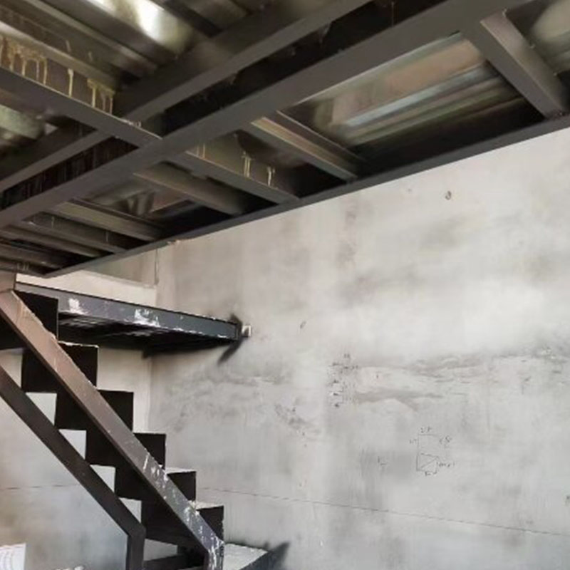 Steel Structure Staircase for Construction Engineering Walkway Steel Staircase