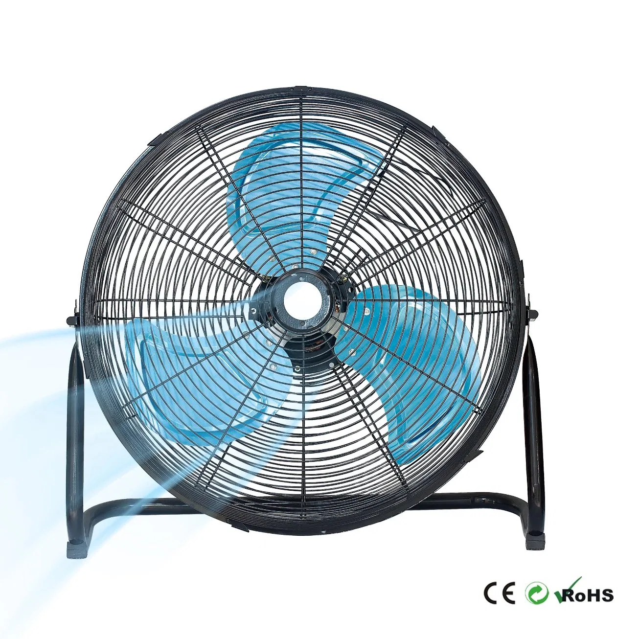 18inch High-Velocity Floor Fan with 180 Degree Tilt 3 Speed Powerful Wind