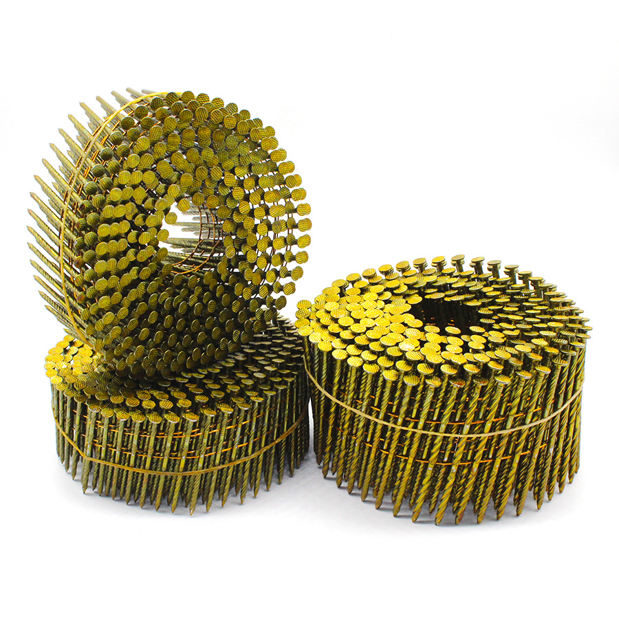 0.090"X 2 in Iron Wire Steel Collated Coil Nail for Wooden Pallet