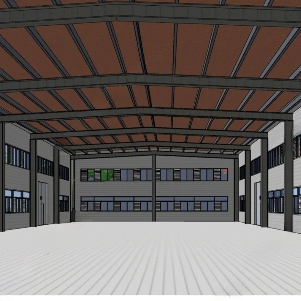 Large Span Weld H Beam Prefabricated Steel Structure Office Building Construction