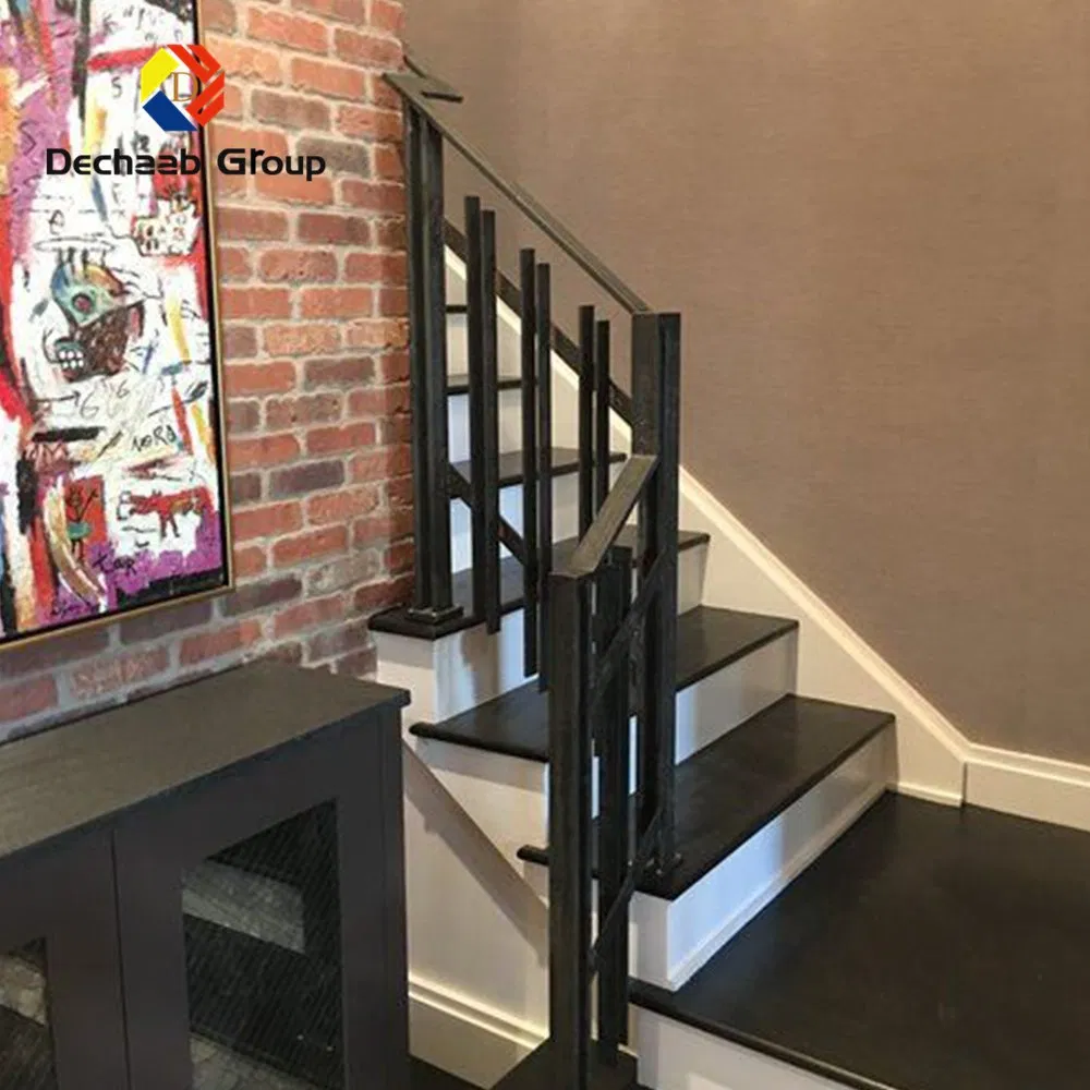 New Modern Luxury Simple Wrought Iron Stain Steel Stair Railing