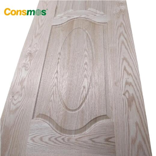 Nature White Oak Veneer Moulded HDF Door Skin for Furniture