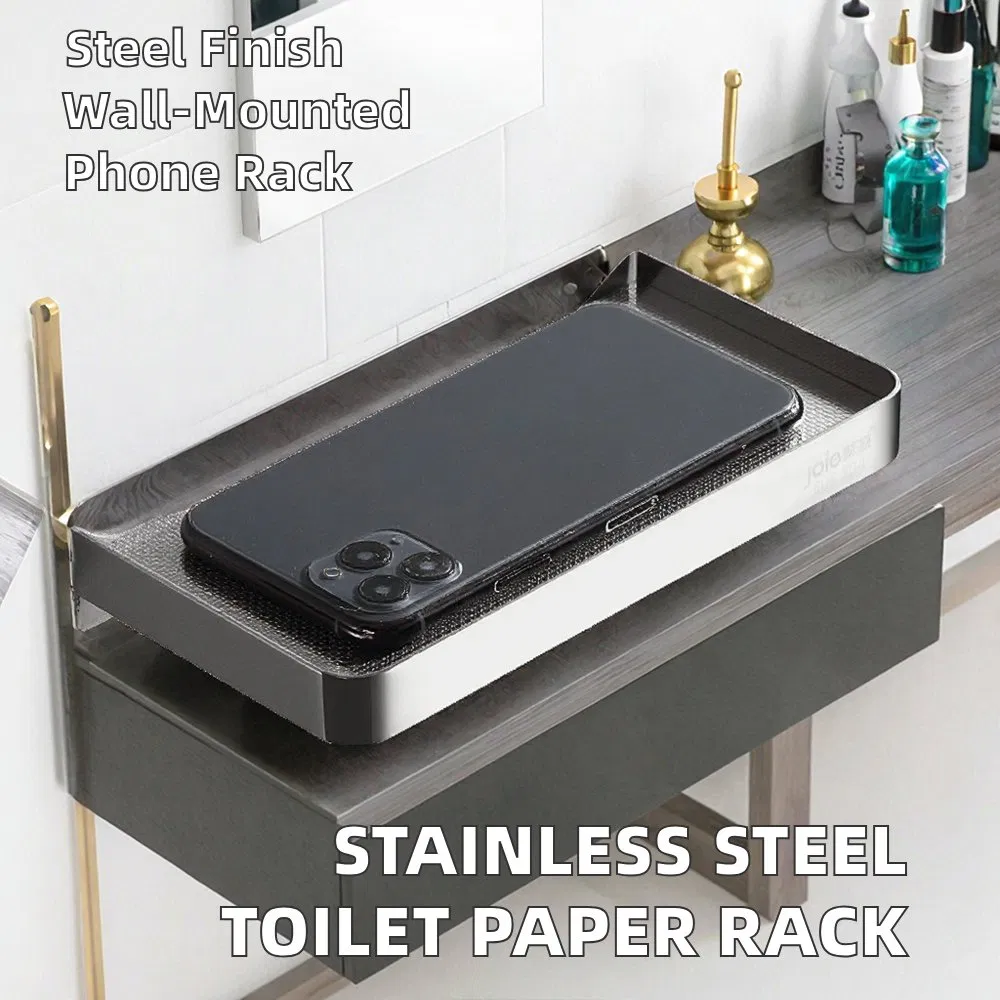 Настенная полка для телефона из нержавеющей стали 304