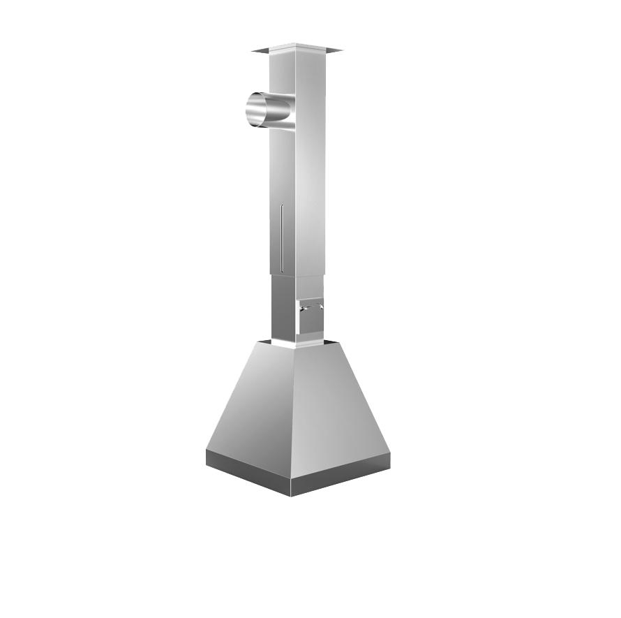 Premium Aluminum Fume Ventilation System Eyewash