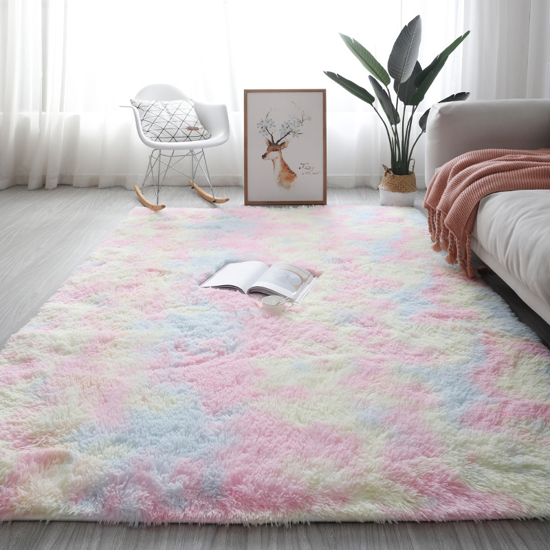 Ins Style Bedside Blanket Home Plush Pad Bedside Full Floor Mat Carpet