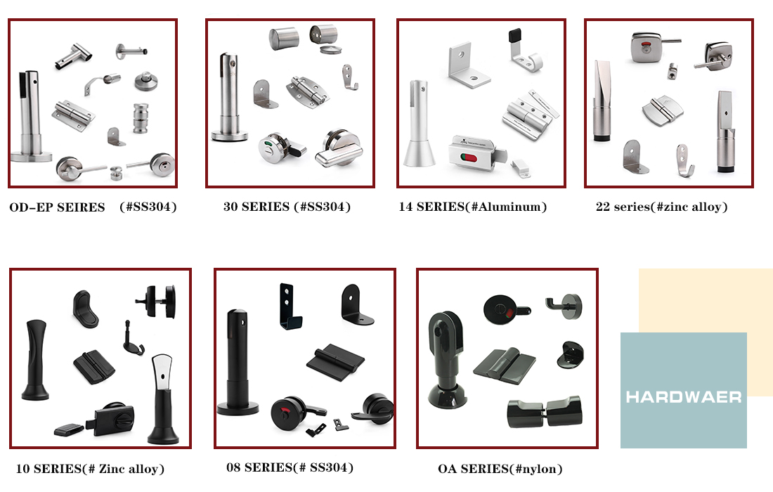 Cheap Price Stainless Steel 304 Toilet Cubicle Accessory for School