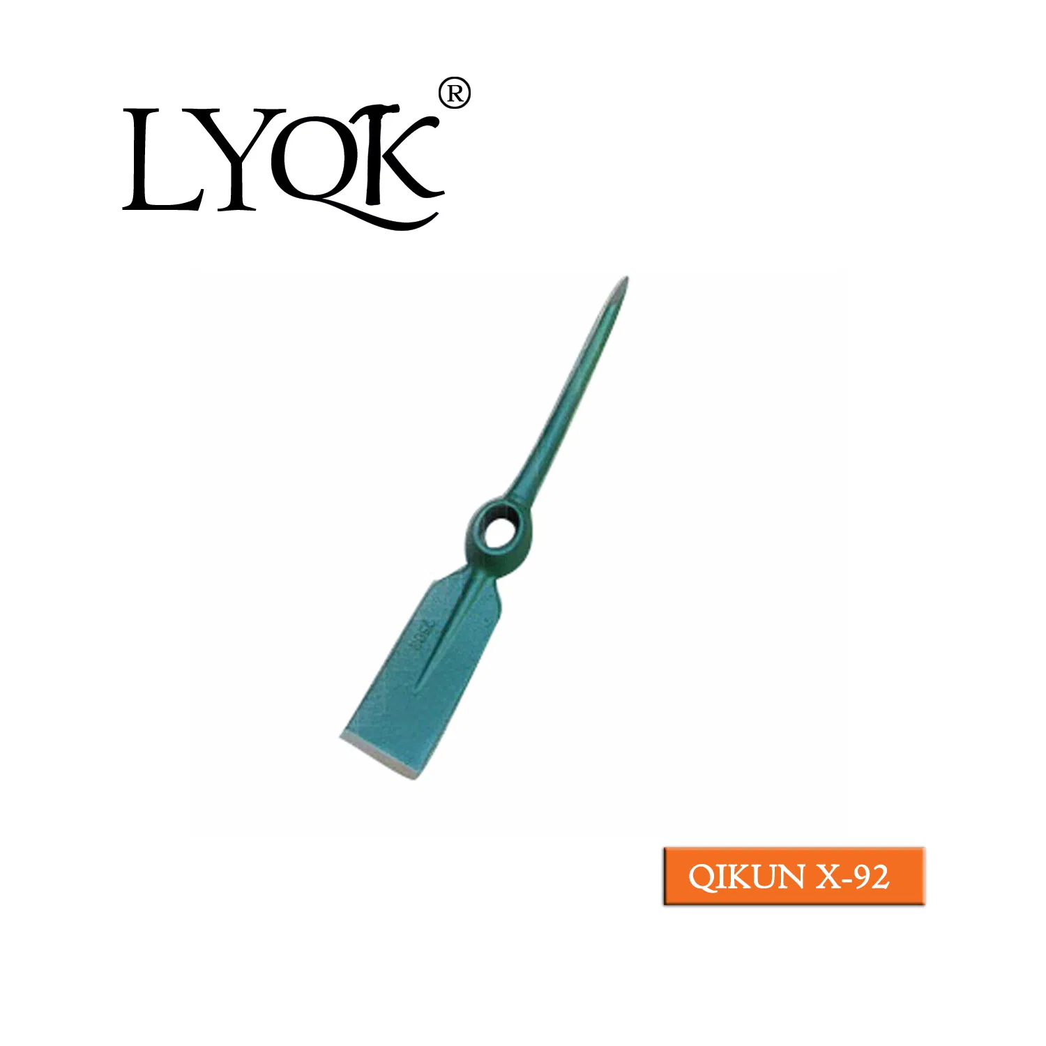 X-92 High Quality Rail Steel 65mn Agriculture Farm Garden Hardware Hand Tools Pick Head Mattock Pickaxe