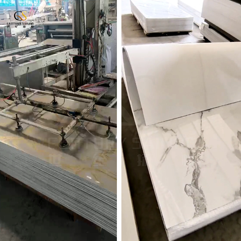 Easy Installation PVC Marble Sheet for Wall Panel Plastic Wall Sheet Panel