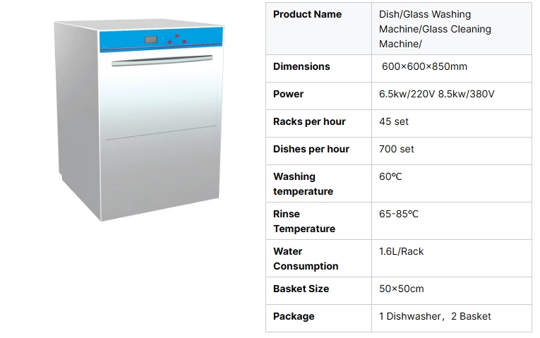 in Sink Ultrasonic Dishwasher Commercial Automatic for Utensil Glass Washing