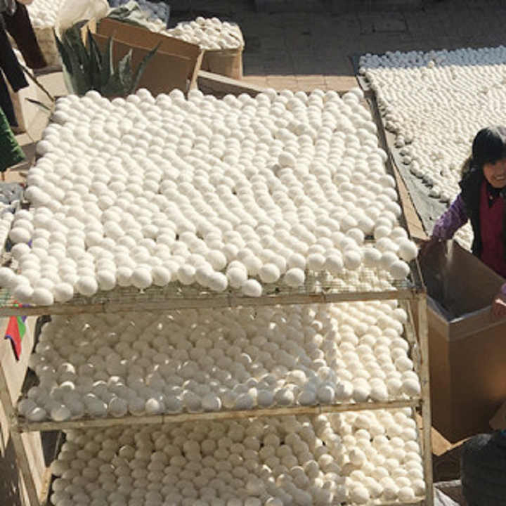 Hot Selling Eco-Friendly Organic Wool Felt Dryer Balls for Laundry 7cm Size