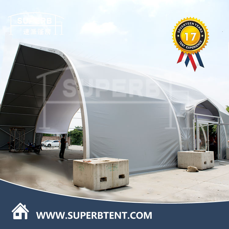 40m*120m Curve Marquee Tent Tria Installation by Superb Tent
