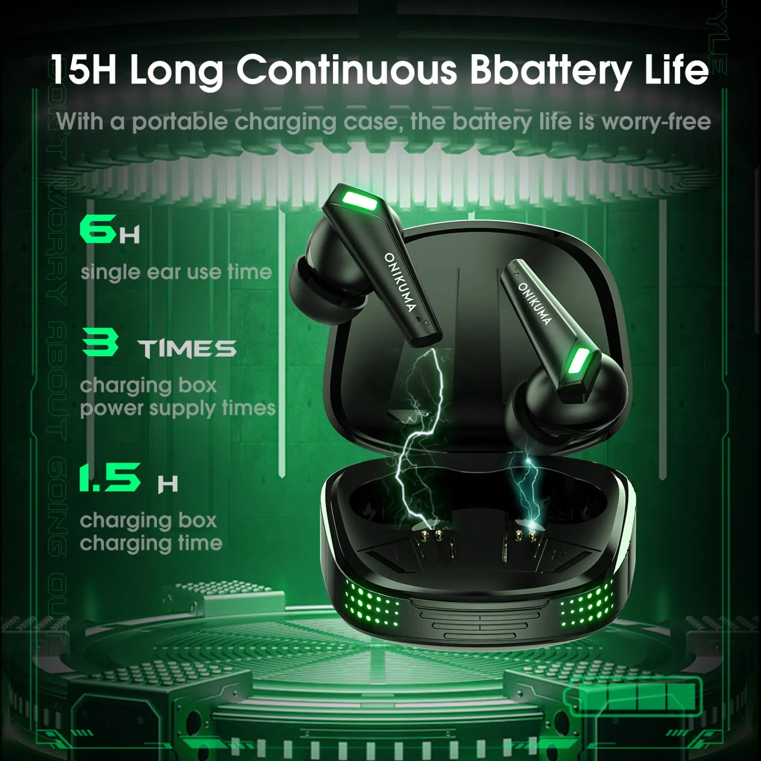 Беспроводные наушники Onikuma T308