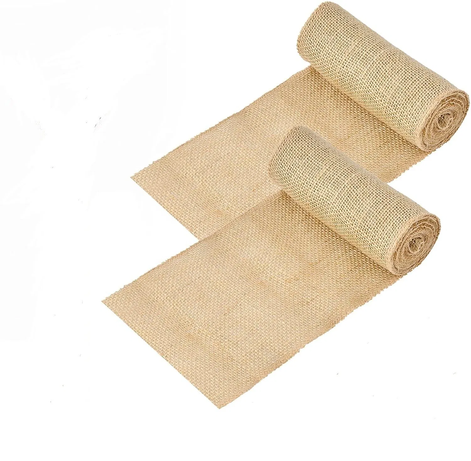 Manufacturer's 100%Naturaljute Table Runner 14"30 Feet Hessian Roll100%Naturaljute Table Runner