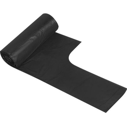 Custom Black White Disposable T-Shirt Star-Sealed Bags on Roll