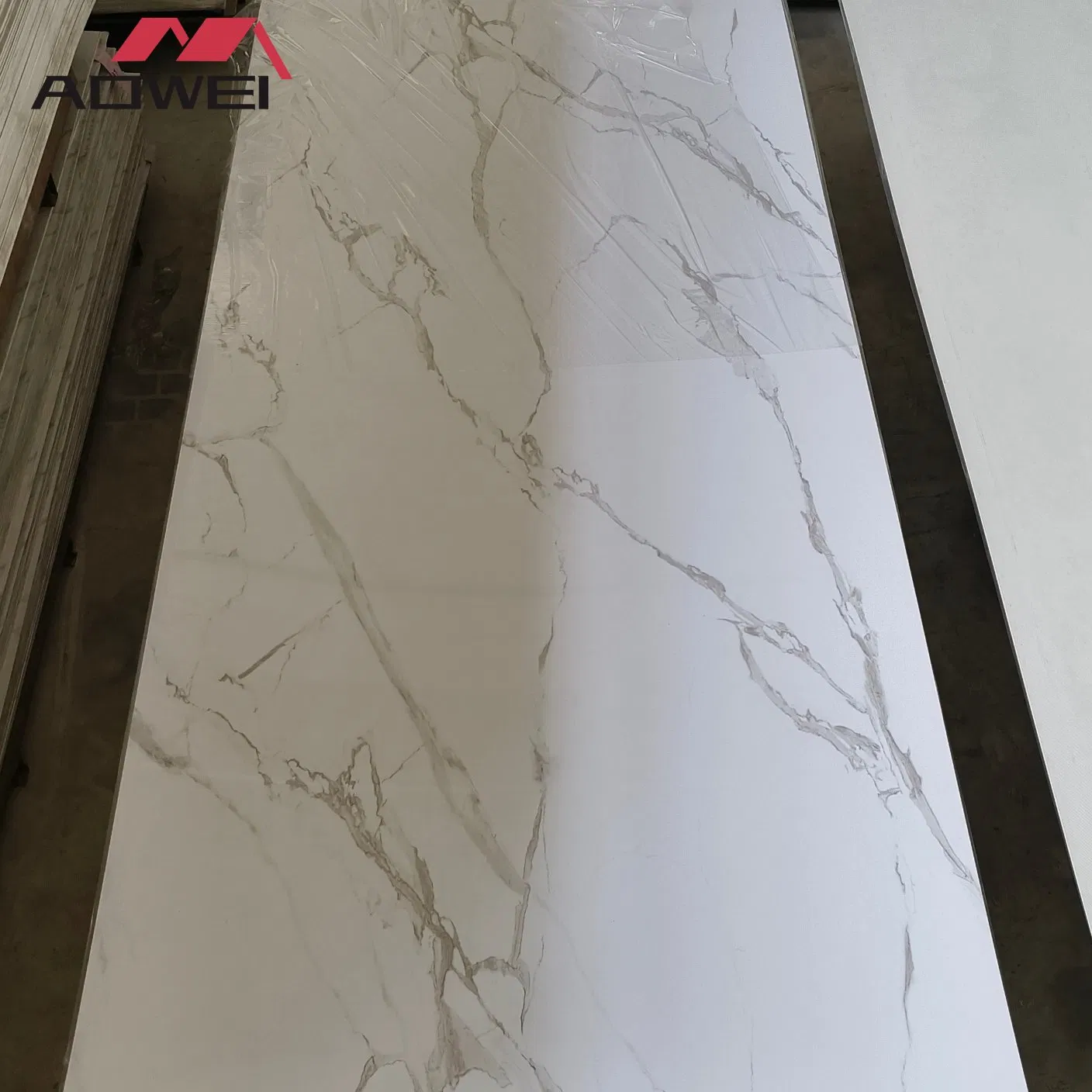 High Quality 1220*2800*3mm PVC WPC Marble Sheet Wall Panel for Indoor Decoration-Materials