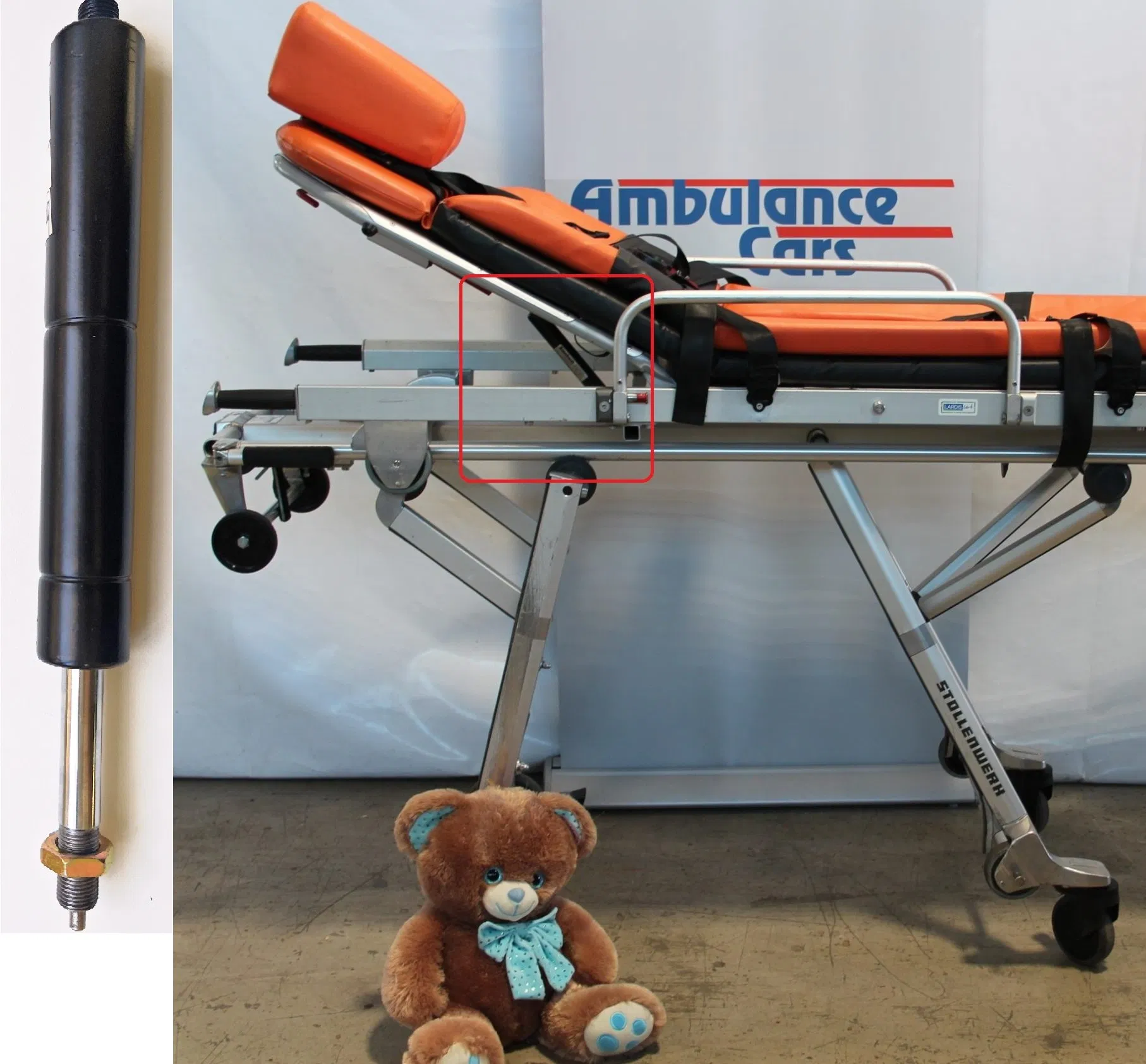 Lockable Gas Lift Gas Spring Gas Strut for Ambulance Stretcher Back Lift