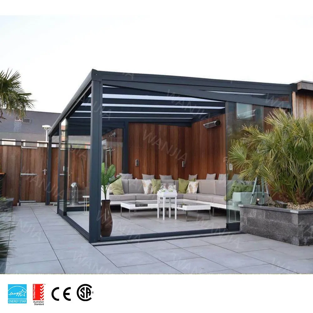 Versatile Aluminum Garden Solarium with Insulated Glass Design
