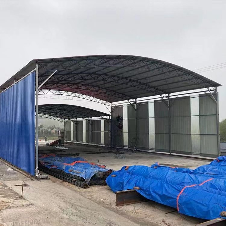 Prefab Steel Structure Building with Curtain Glass Wall for Car Showroom