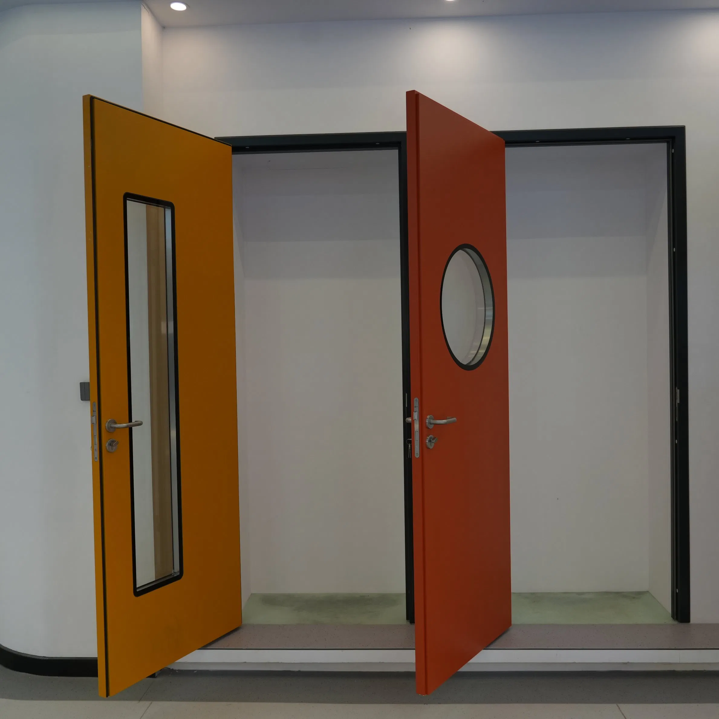 Fire-Resistant Factory Wholesale Fire Rated Door Security Emergency Exit Fire Resistant Fireproof Steel Commercial Door