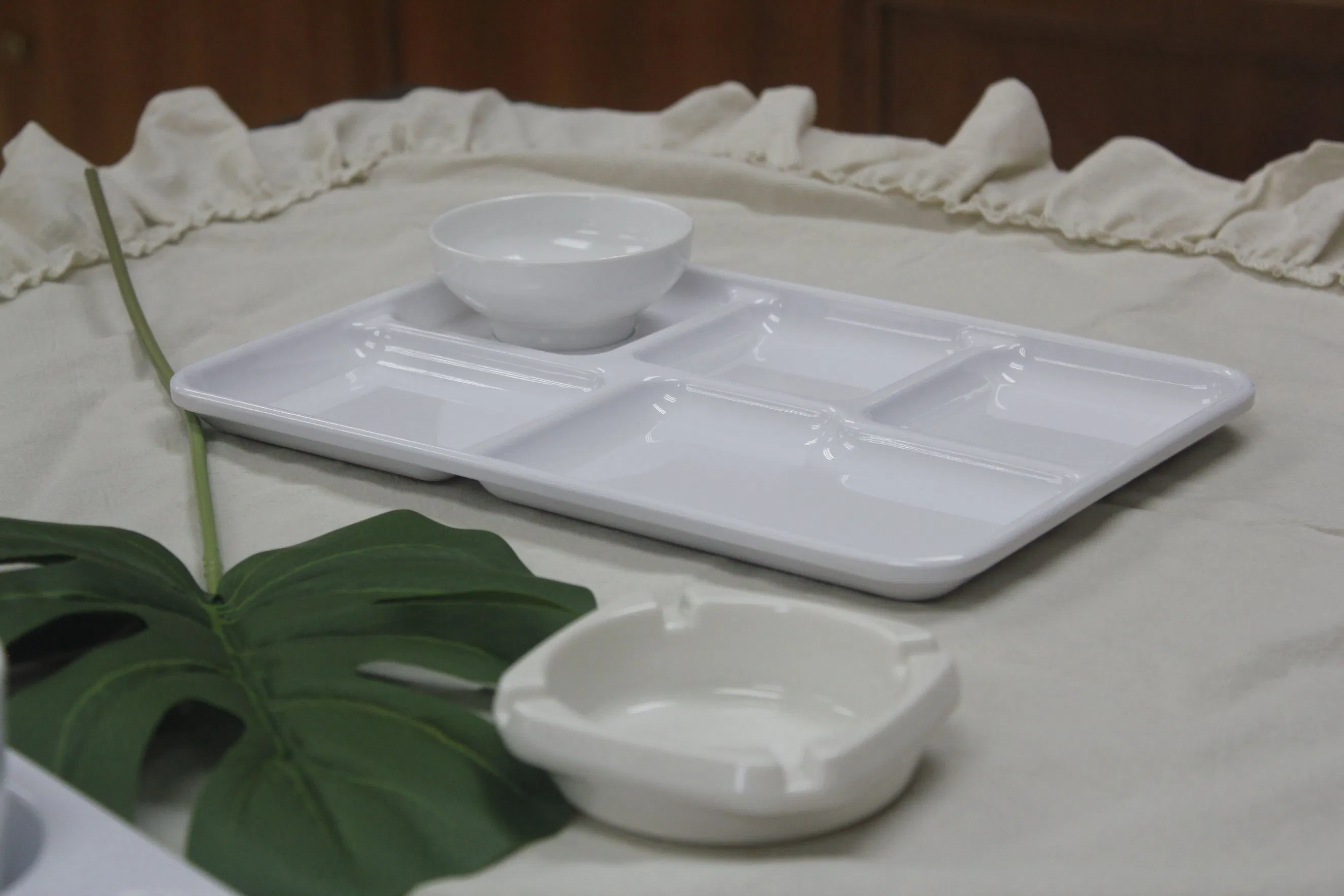 5-Divided Plate Factory Dinner Plate Melamine Dinner Plate