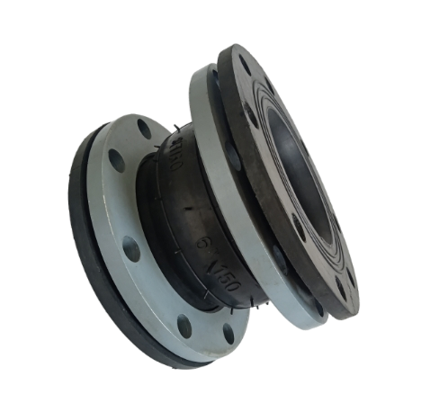 EPDM Reinforced Rubber Joint with Double Carbon Steel Flange - Pn10 Full Face Seal for Pipelines