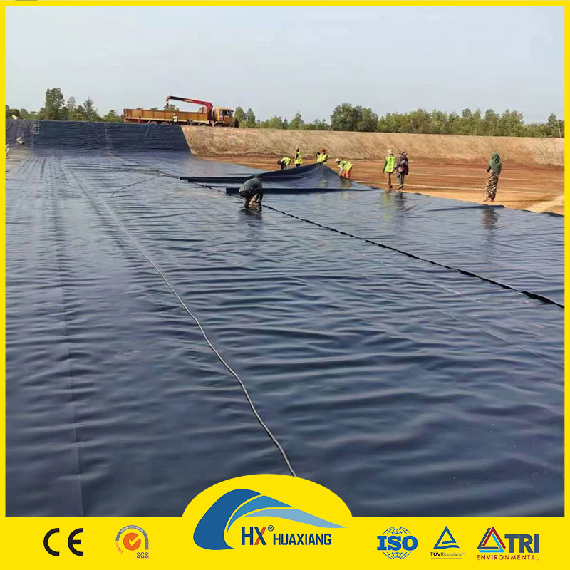 High Strength Polyethylene Waterproofing Membrane HDPE Anti-Seepage Smooth Geomembrane