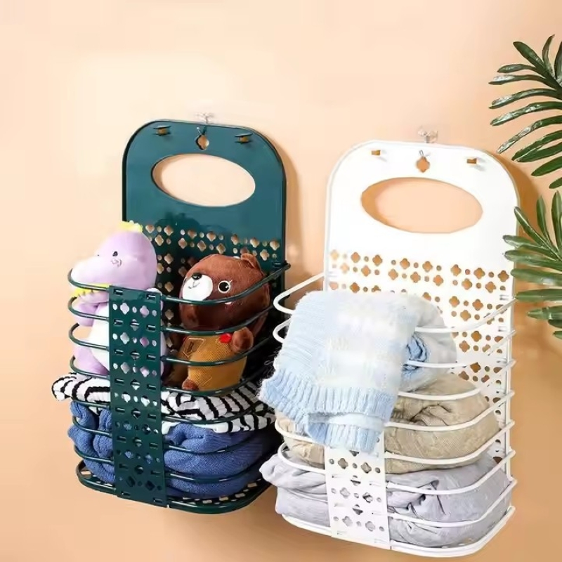 Foldable Laundry Basket for Clothes Storage and Household Organization Mi30566