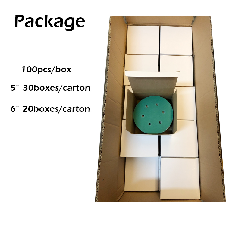 Рулон наждачной бумаги 5 дюймов, самоклеящийся