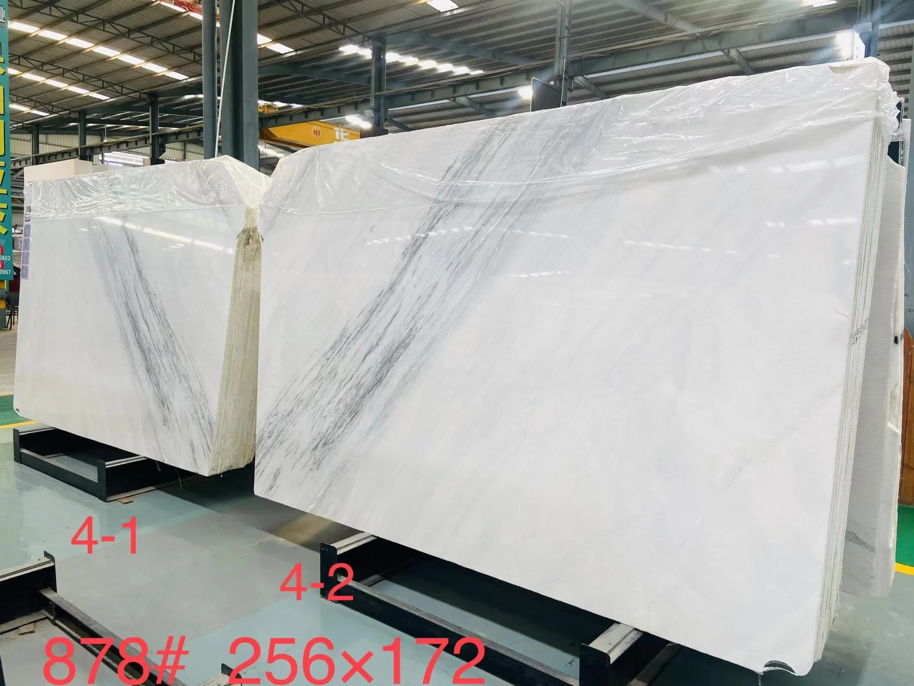 Panda White Natural Marble Slabs for Stairs Countertops Table Tops Wall Floor Tiles Factory