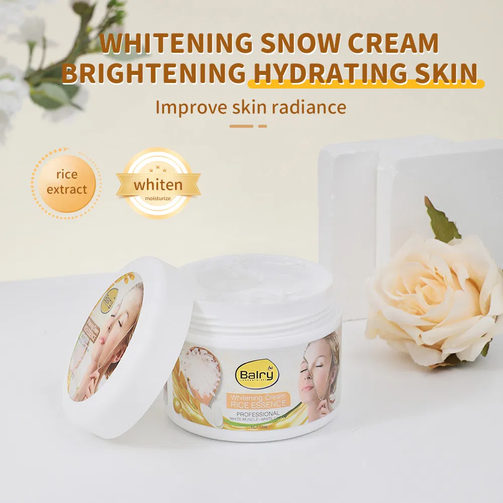 OEM Customized Skin Care Hydrating Moisturizer Brightening Rice Whitening Face Cream