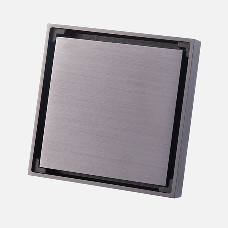 Дренаж для пола с защитой от запаха, квадратная решетка