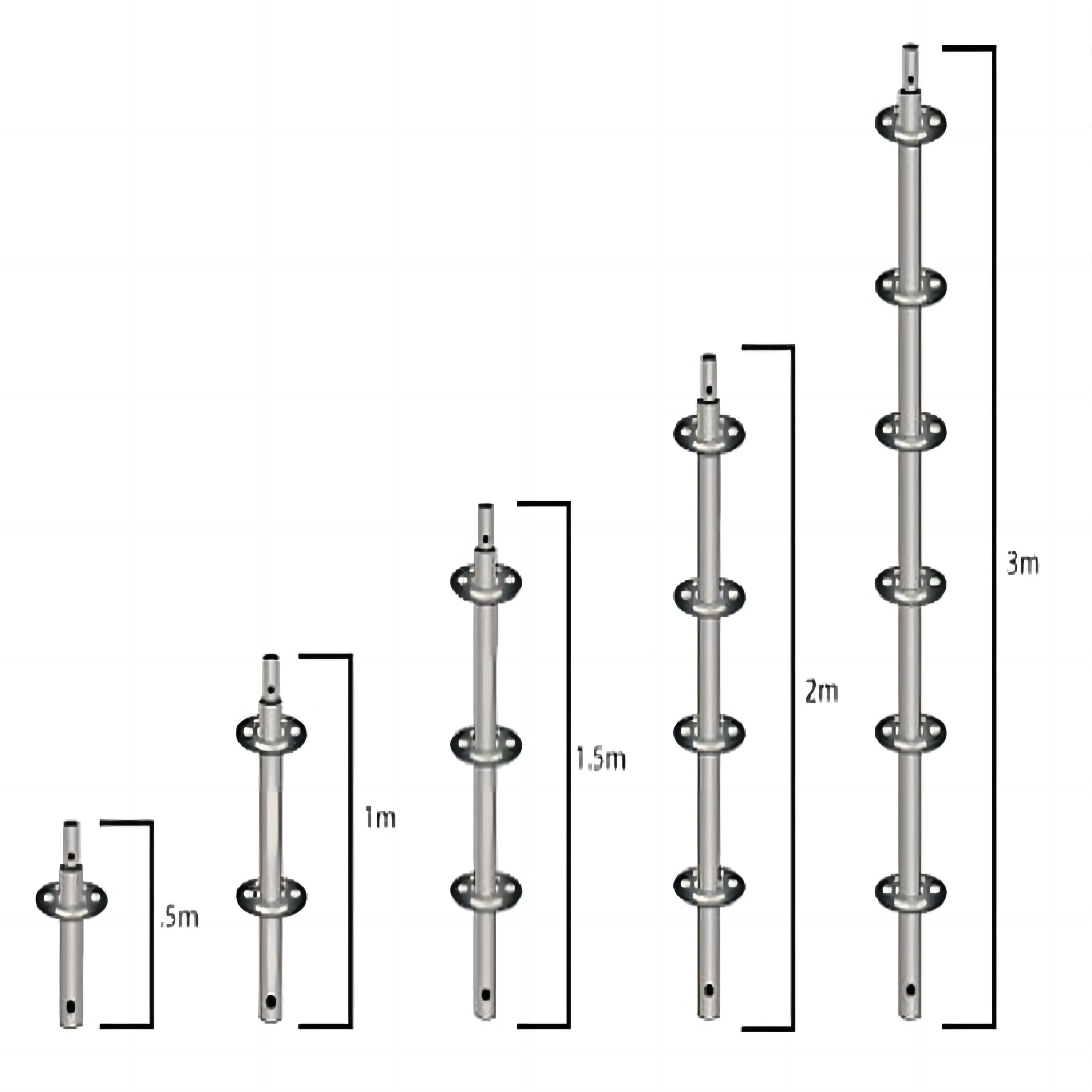 Building Props Formwork Clamp Solid Hollow Scaffolding Base Jack Screw Jack Base Fastener